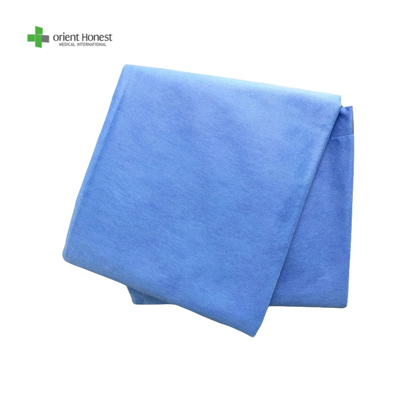 SMS anti alcohol และ anti fluid Disposable bed sheet with elastics for hospital