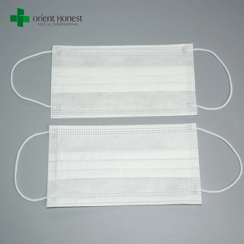 Proveedores de mascarillas médicas 3 pliegues de polipropileno, la respiración máscara antiviral filtro, máscaras BFE99