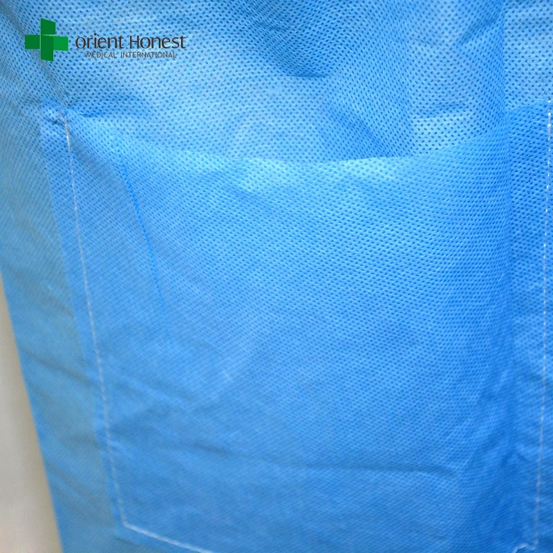 Surgical Lab coat with knitted cuffs medical supplier