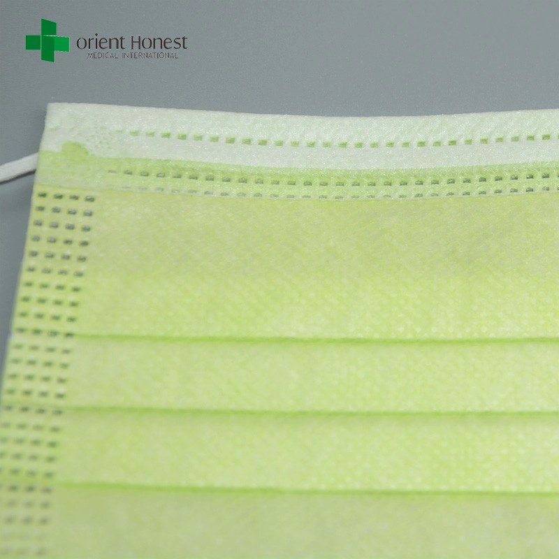 TYPE IIR surgical mask , 3 plys disposable full face mask , medical face masks