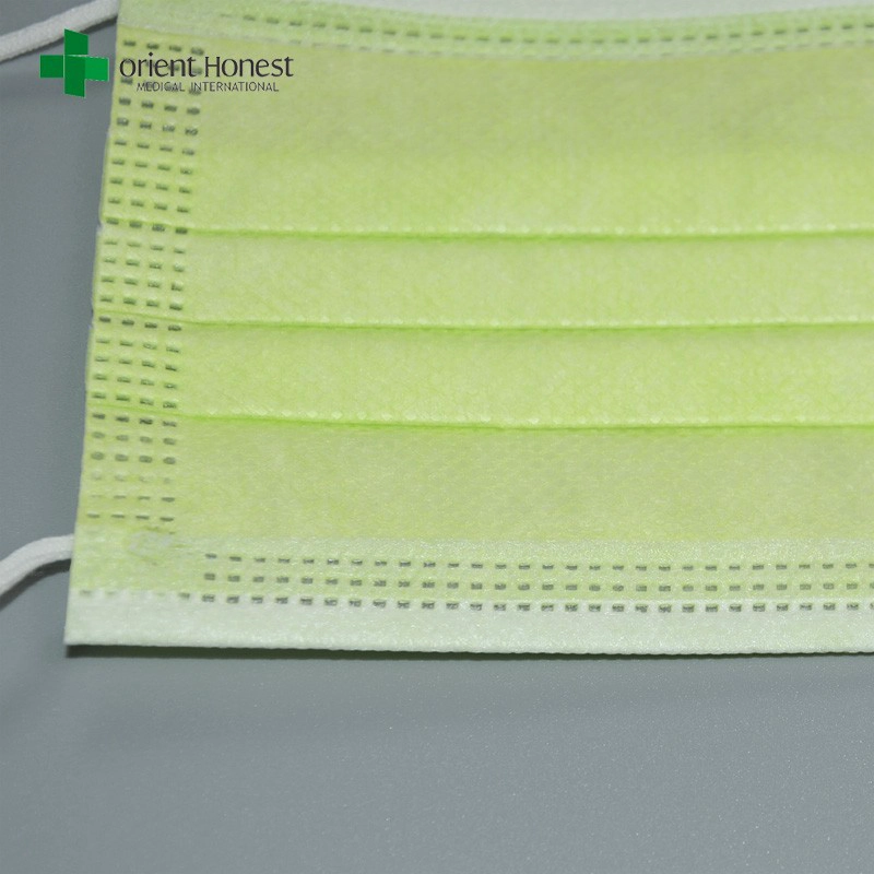 TYPE IIR surgical mask , 3 plys disposable full face mask , medical face masks