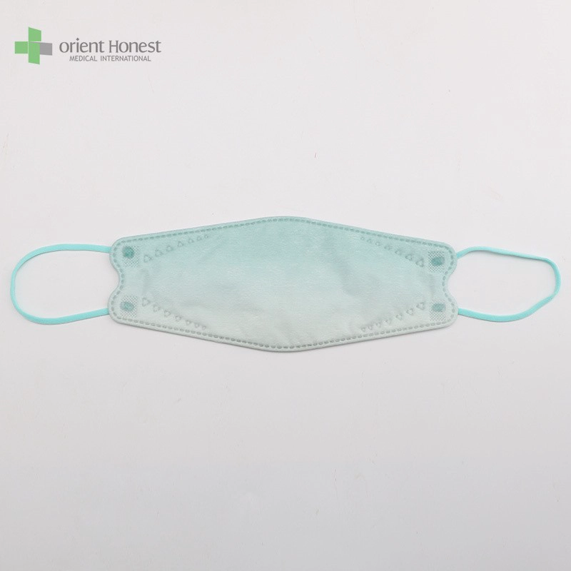 Grosir ikan berbentuk sekali pakai kf94 cetak anak -anak Korea facemask kf94 maskarilla maskarilla untuk anak -anak produsen cina