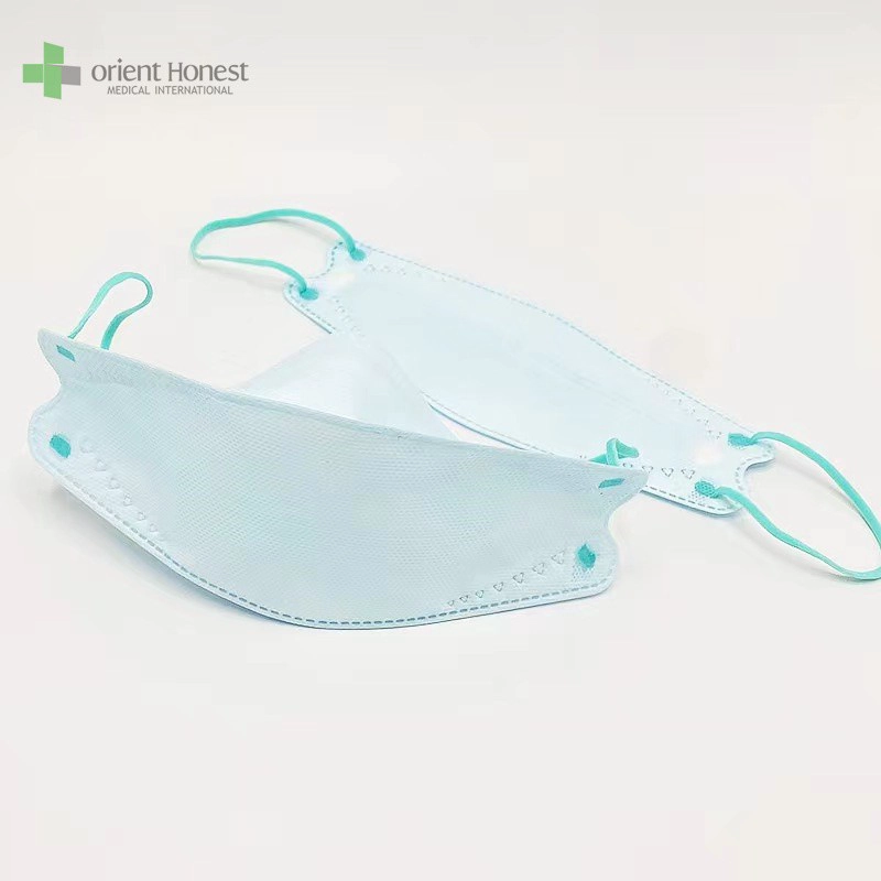 Grosir ikan berbentuk sekali pakai kf94 cetak anak -anak Korea facemask kf94 maskarilla maskarilla untuk anak -anak produsen cina