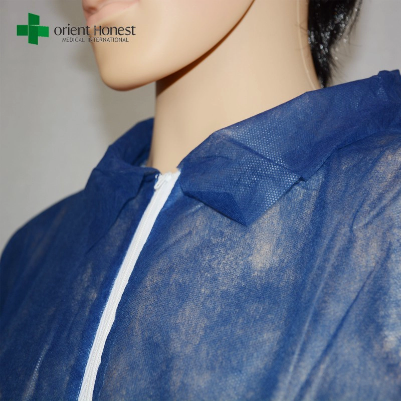 china disposable clothing manufacturers,China supplier for blue coverall PP,disposable pp overall made in China Hubei