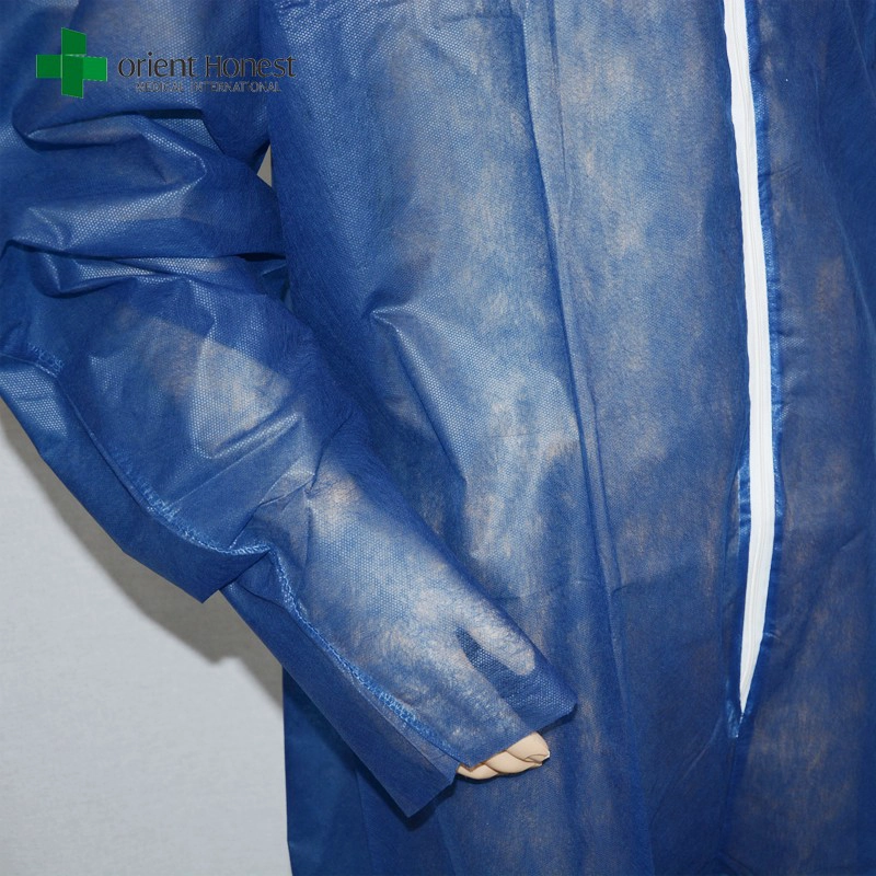 china disposable clothing manufacturers,China supplier for blue coverall PP,disposable pp overall made in China Hubei