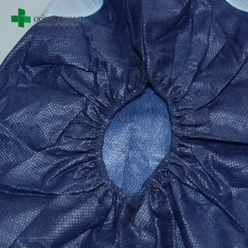 bleu couvre-chaussures antidérapant noir, jetable preuve de l'eau couvre-chaussure, PP + PE couvre-chaussures jetables