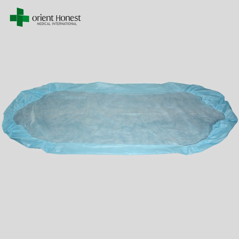 disposable fitted spa/massage/ hospital bed sheets pp non woven bed sheets with fitted