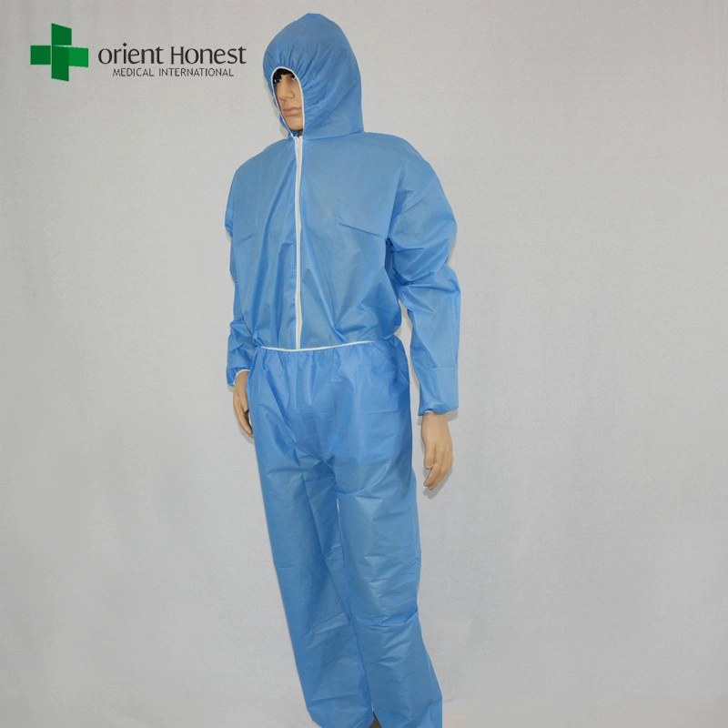 pakaian sekali pakai virus pelindung, biru virus pelindung produsen pakaian, medis sekali pakai pakaian virus keselamatan di jalan