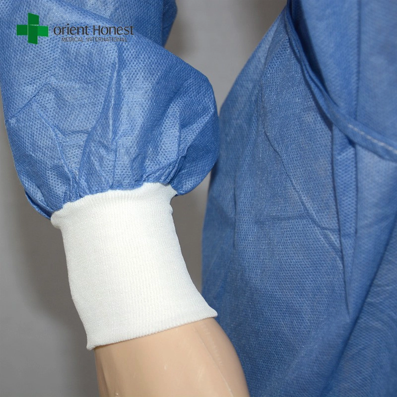 non-sterile surgery disposable gowns,non-woven fabric surgical gown for sales,China spunlace surgical gowns