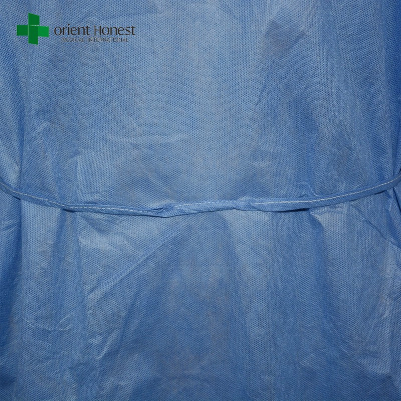 non-sterile surgery disposable gowns,non-woven fabric surgical gown for sales,China spunlace surgical gowns