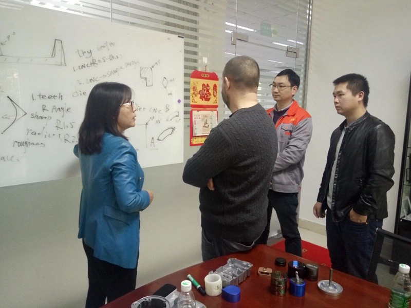 Welcome Customer Visiting Die Casting Work Shop