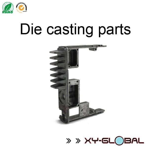 Aluminum supportive bracket manufactured by die cast
