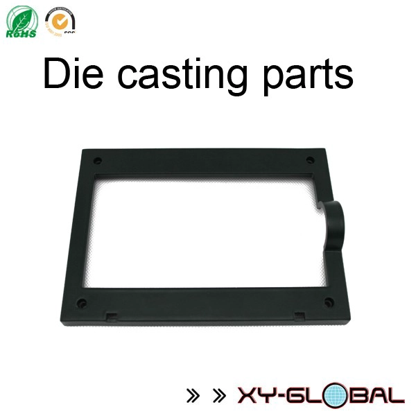Black coated aluminum alloy 6061 die casted kitchen frame