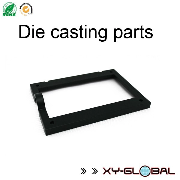 Black coated aluminum alloy 6061 die casted kitchen frame