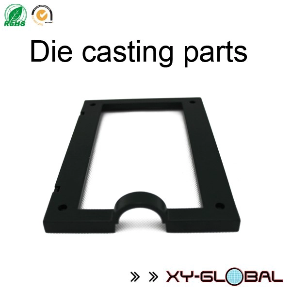 Black coated aluminum alloy 6061 die casted kitchen frame