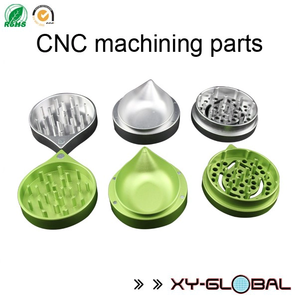 New design popular precision aluminum colored herb grinder