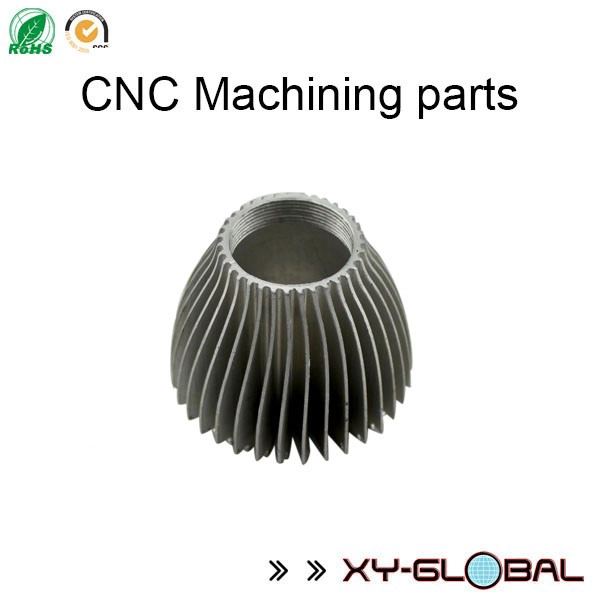 Precisão peças usinadas CNC / alumínio anodizado com