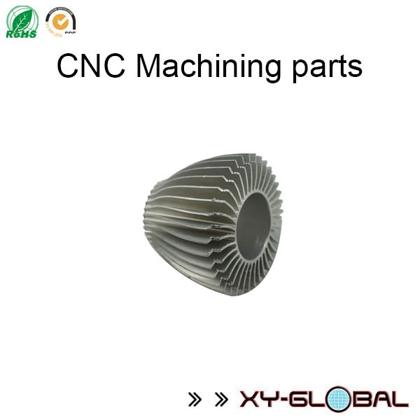 Precisão peças usinadas CNC / alumínio anodizado com