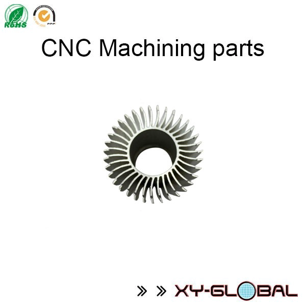 Precisão peças usinadas CNC / alumínio anodizado com