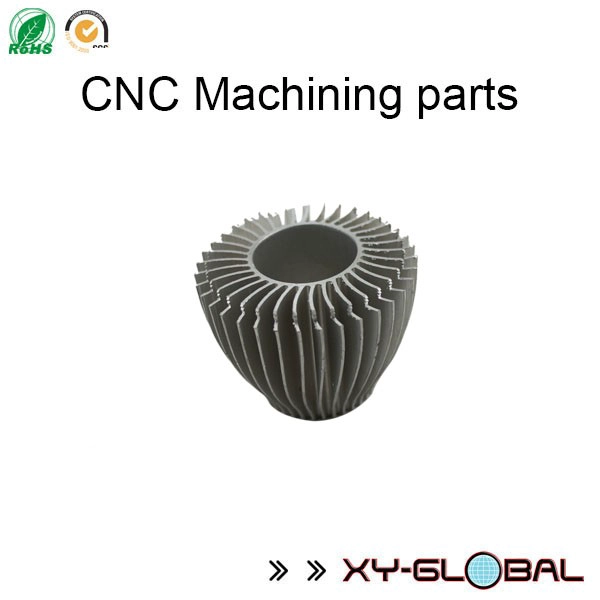 Precisão peças usinadas CNC / alumínio anodizado com