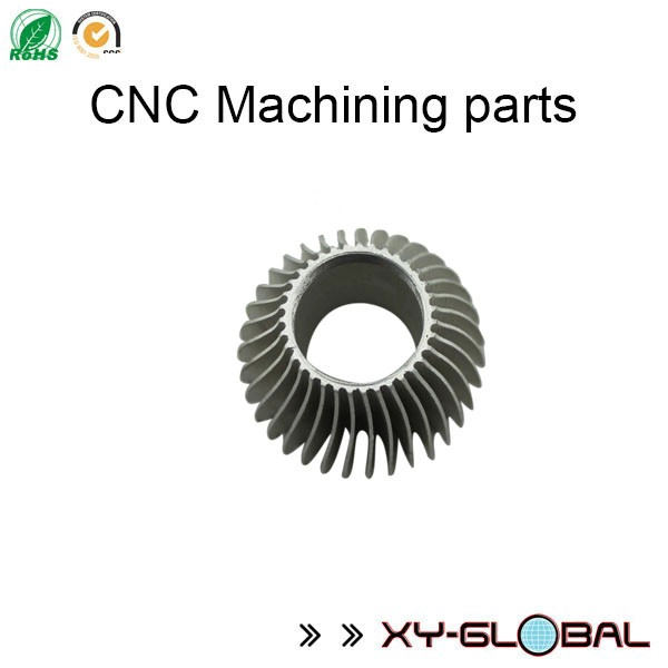 Precisão peças usinadas CNC / alumínio anodizado com