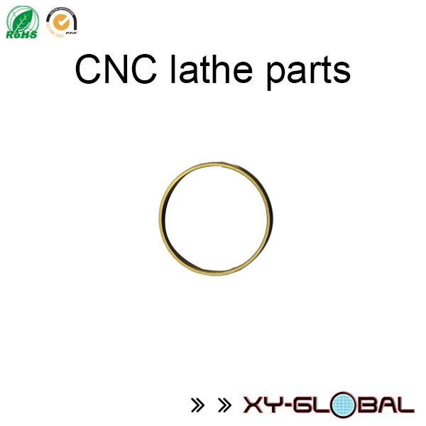 SUS304 CNC Torno com anel banhado a ouro