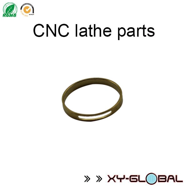 SUS304 CNC Torno com anel banhado a ouro