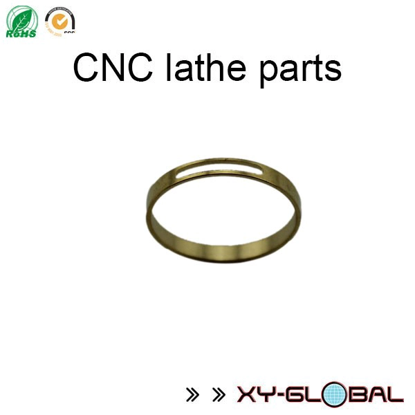 SUS304 CNC Torno com anel banhado a ouro