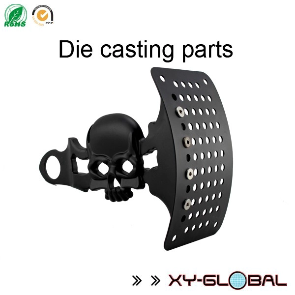 Chrome plated zinc alloy die casted motorcycle license plate