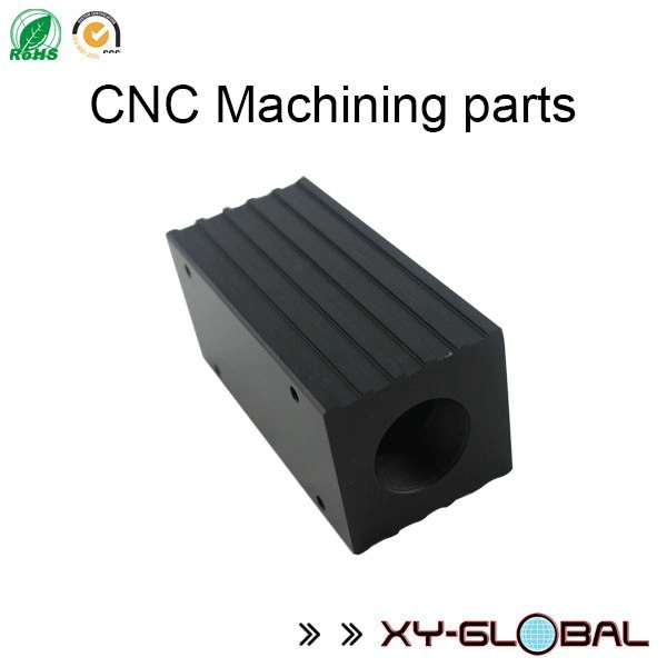 mecanizado de piezas de aluminio anodizado negro CNC