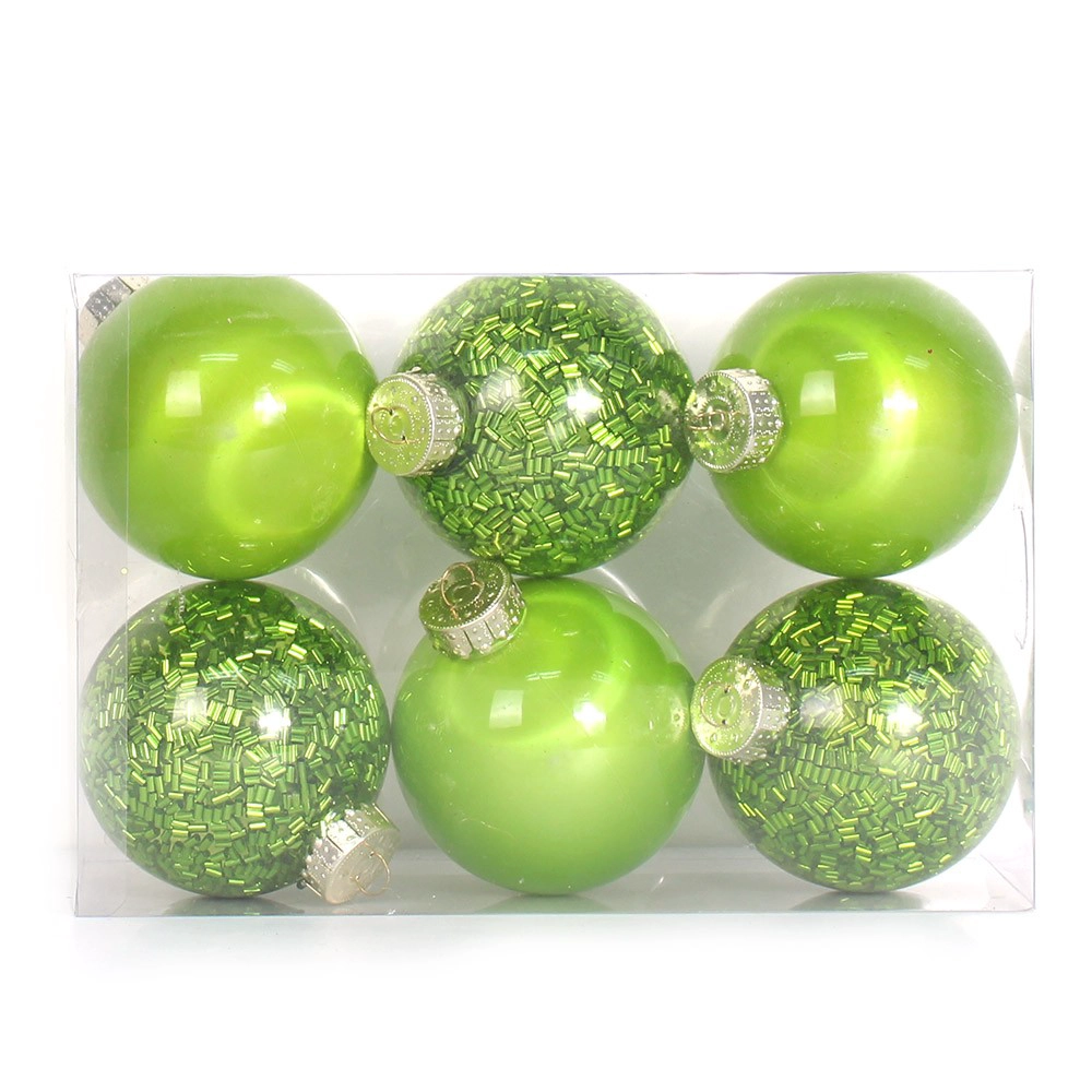 China 2017 novo tipo Christmas Bauble plástico definido fabricante