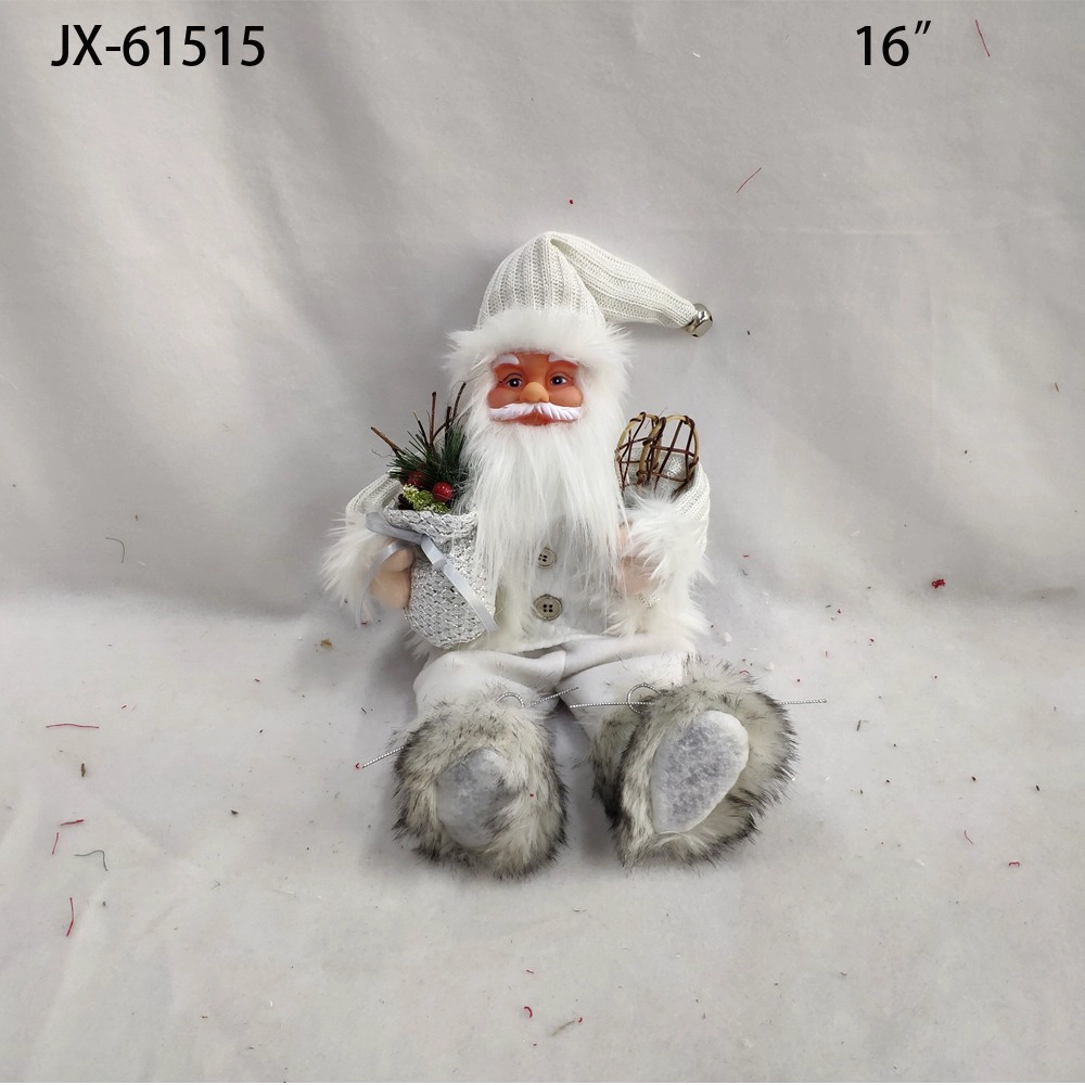 China 2021 Xmas Decorations high-end Simulation ornaments Doll Santa Claus for Display Window Scene Desktop Decor manufacturer