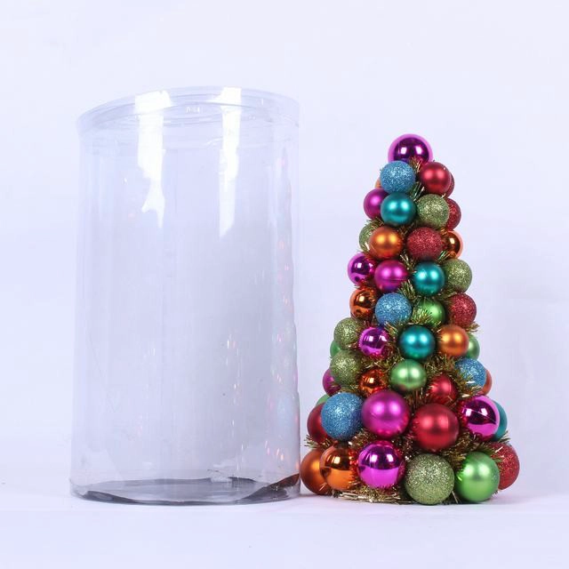 China 30cm Decorated Colorful Christmas Ornamnet Tree manufacturer