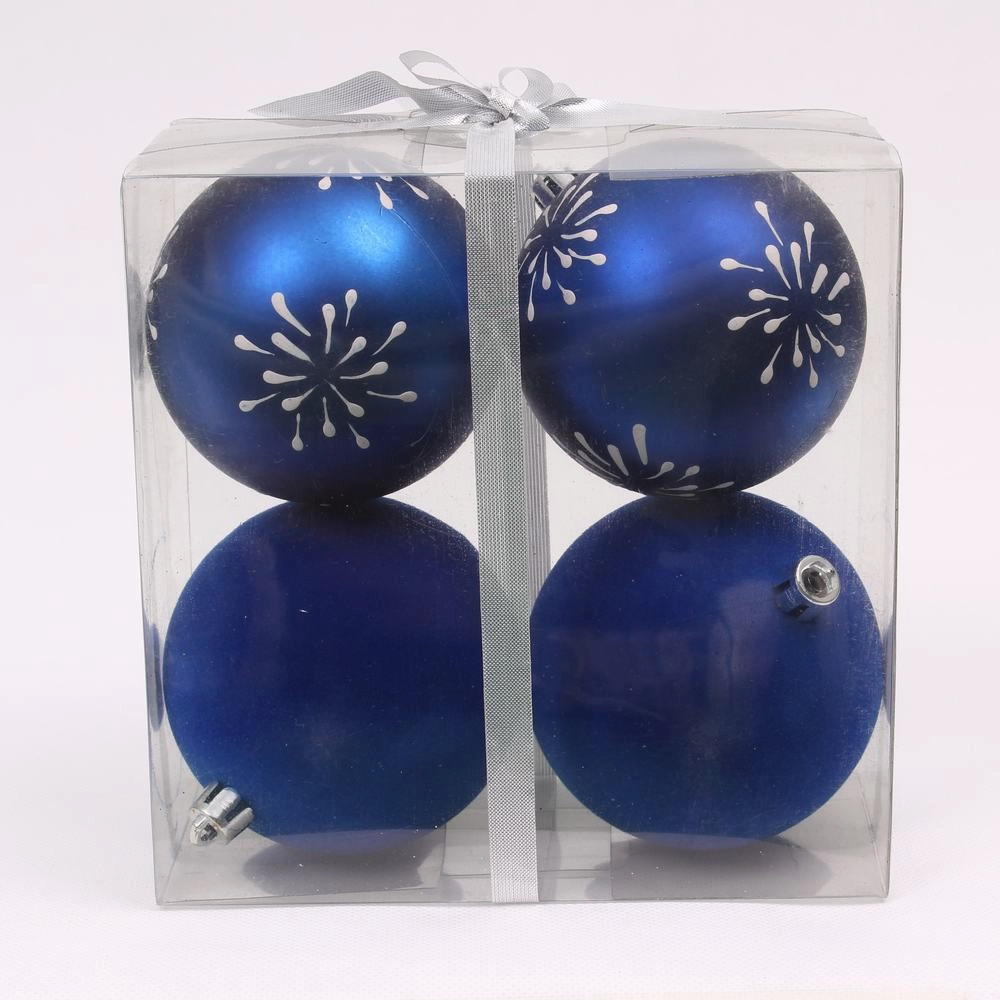 China New type painted Christmas hanging ball set manufacturer
