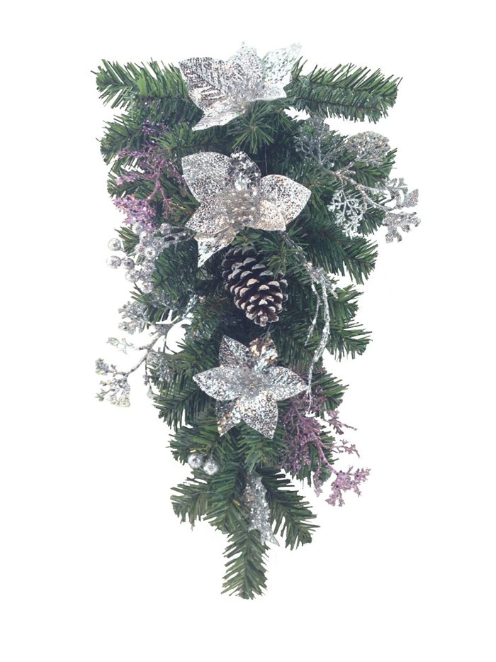 China Purple Color Christmas Sprays decoration manufacturer
