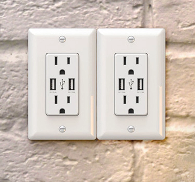 USB charging receptacles