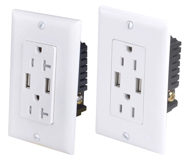USB duplex receptacles