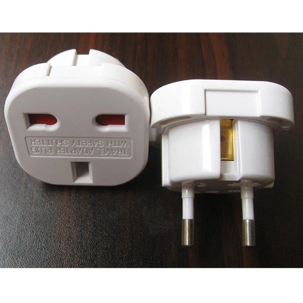 10a/16a 240V 4.0/4.8 mm UK a Europa spina adattatore se-9625