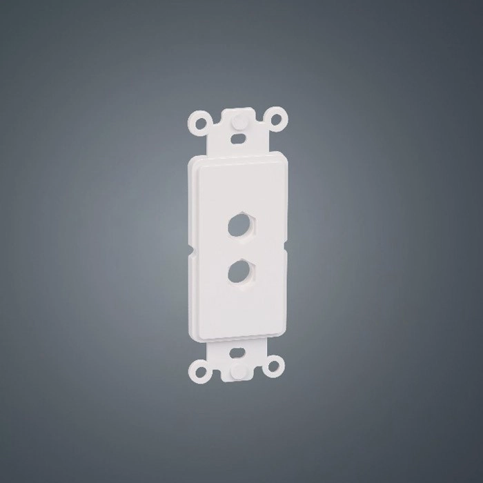 120 type Hexagon Dual holes ABS Plastic insert plate board for multimedia