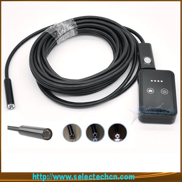 2016 Το νεότερο 9 χιλιοστών ενδοσκόπιο Borescope επιθεώρησης κάμερα φίδι wifi 6 LED για το iPhone και το Android τηλέφωνο Android εξωτερική κάμερα usb