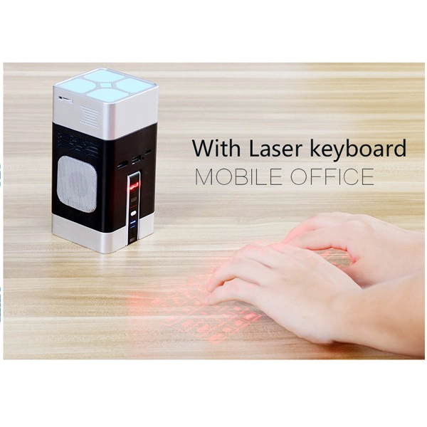 2017 Hottest 1080p Smart Mini projector LED DLP Mobile office shool video projector FHPC01