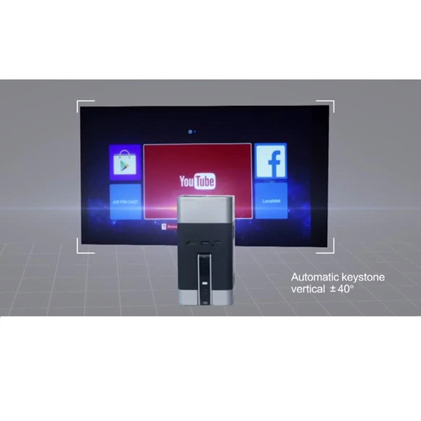 2017 Hottest 1080p Smart Mini projector LED DLP Mobile office shool video projector FHPC01