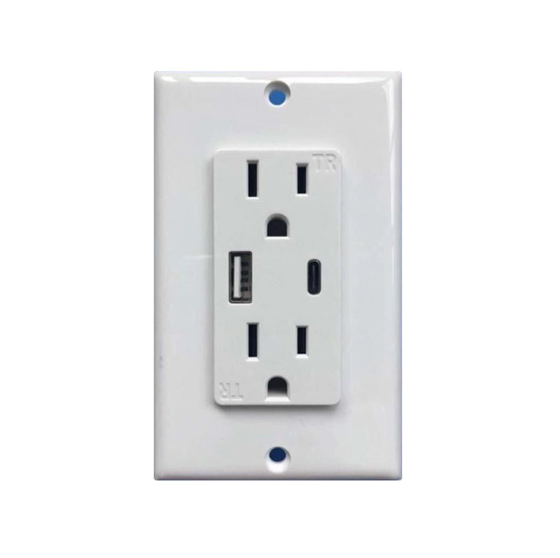 Carregamento Rápido Tipo-C Carregador USB QC 3.0 Quick Charge USA tomadas de parede