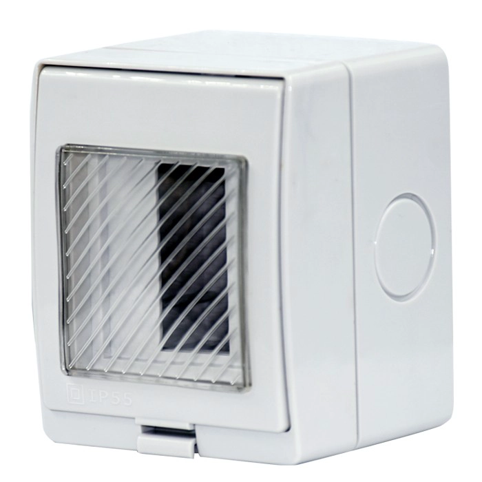 IP55 Waterproof box for the EU schuko socket, single wall switch or single socket waterproof box