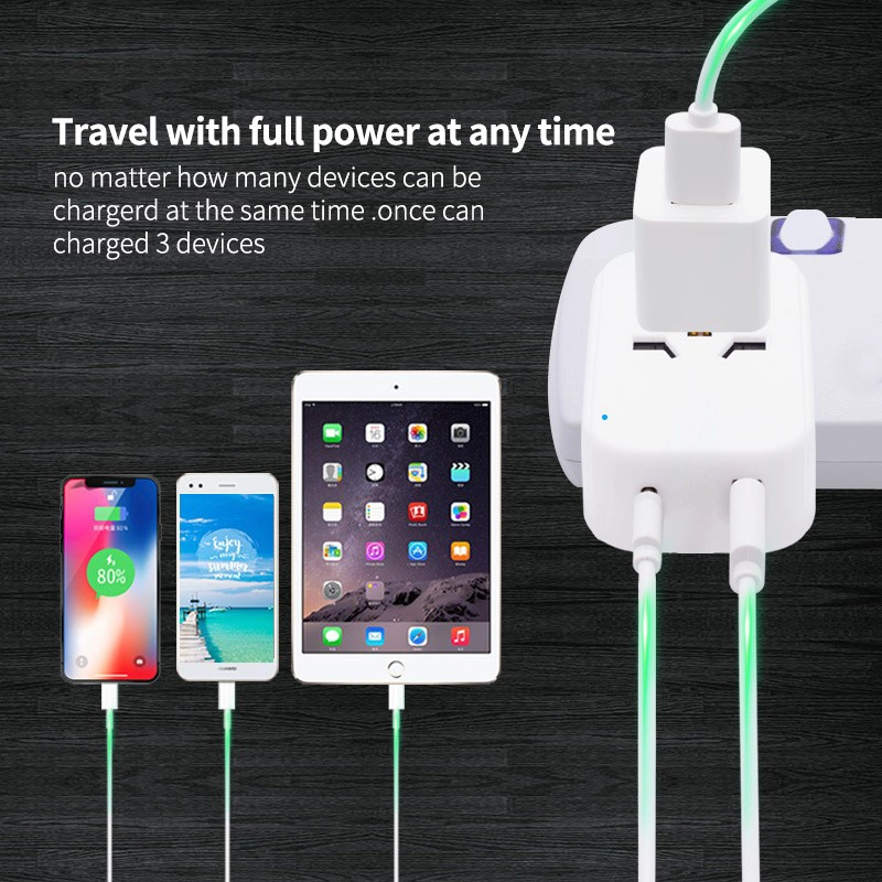 PD QC international quick travel adapter universal US UK AU EU type C USB port world travel BS8546 fast charger UK plug converte