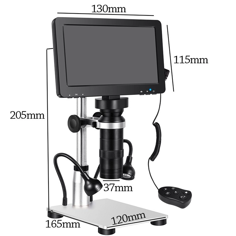 Repair of 7-inch microscope microscope microscope microscope printed with remote control