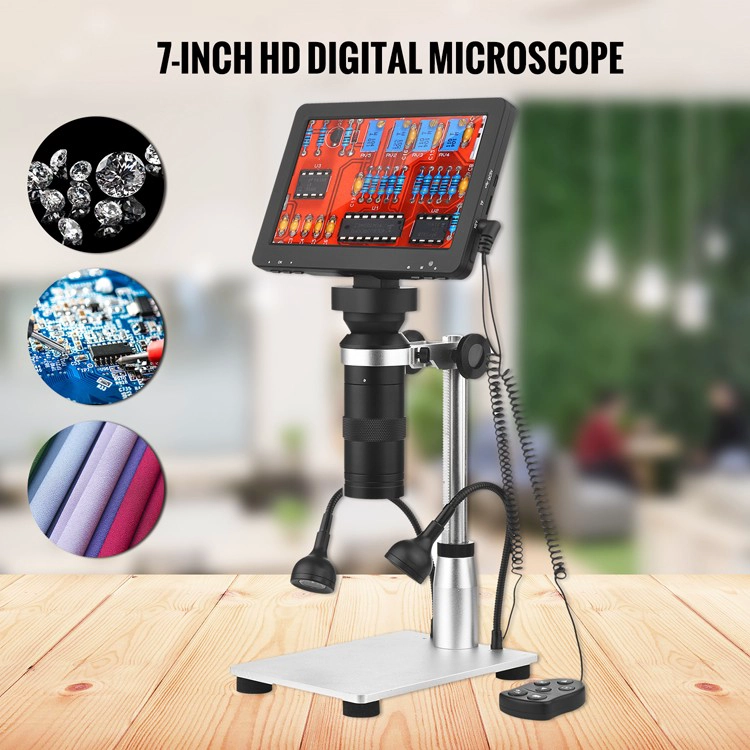 Repair of 7-inch microscope microscope microscope microscope printed with remote control