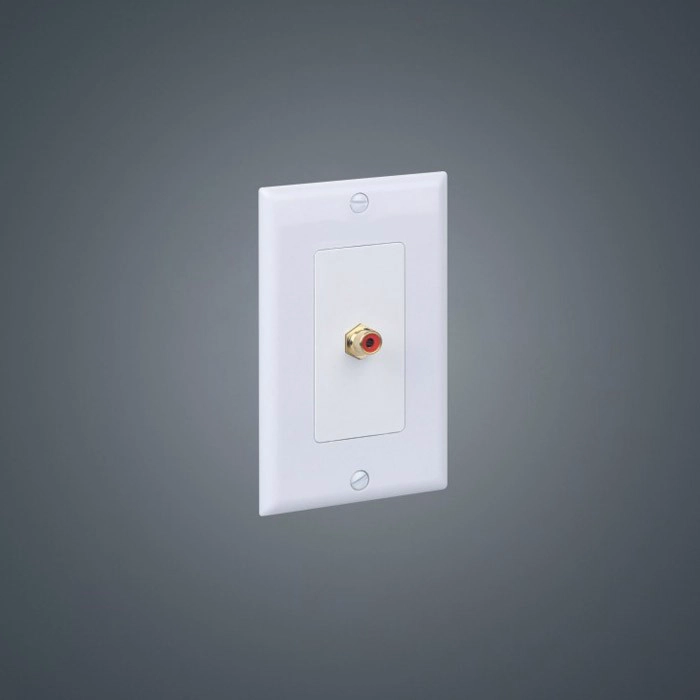Single port 120 type Hexagon ABS Plastic embedded wall plate board for Audio-Video multimedia