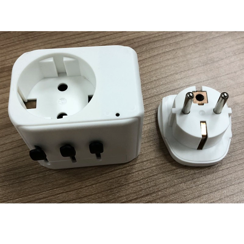 Adaptateur de voyage mondial le plus sûr ST-901D Chargeur rapide de type C + PD + QC USB * 4 avec certification BS