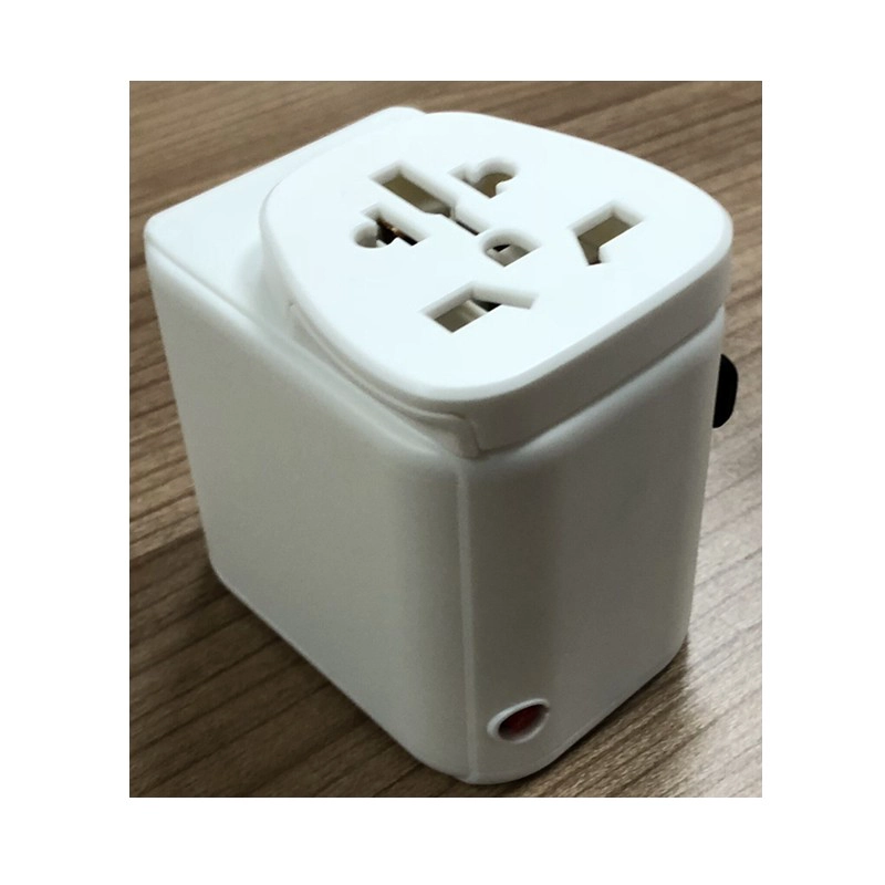 Adaptateur de voyage mondial le plus sûr ST-901D Chargeur rapide de type C + PD + QC USB * 4 avec certification BS